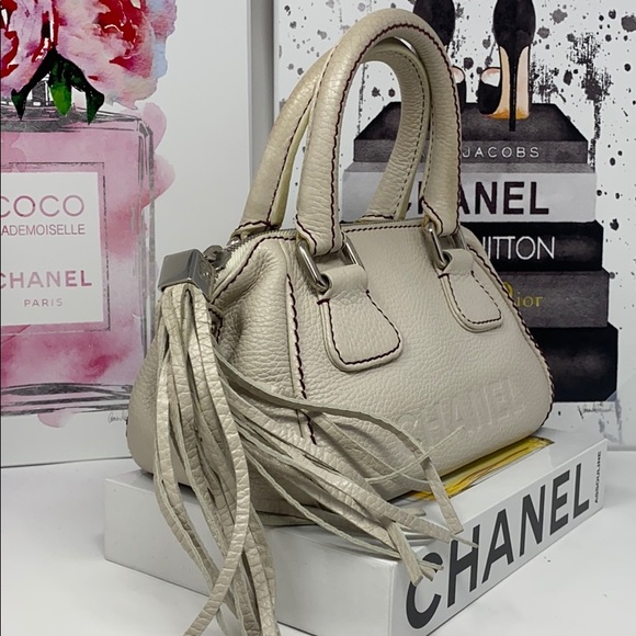Chanel logo fringe hand bag (2003-2004) - Picture 3 of 16